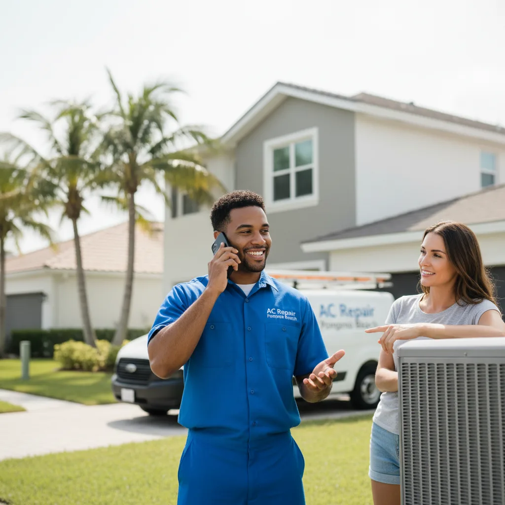 AC Repair Pompano Beach customer support in West Bend